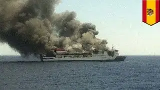 Spanish ferry fire: Sorrento catches fire off Mallorca, 150 rescued by passing vessels - TomoNews