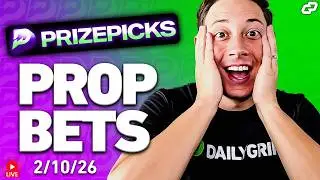 TOP PRIZEPICKS NBA, NFL, NHL, CBB & ESPORTS PLAYER PROPS for TODAY 2/10 | Sports Betting (LIVE)
