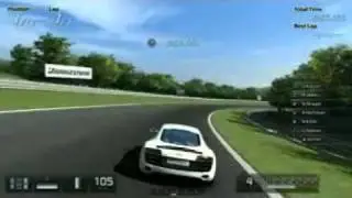 Gran Turismo 5 Official Audi R8 Gameplay Movie