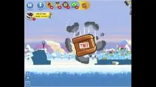 Angry Birds Friends Facebook - Winter Tournament Level 4 3 Star Walkthrough Week 2 Christmas