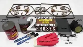 Tutorial Pengaplikasian SEIV Wrought Iron - Cat Besi Tempa