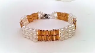 Craft ideas 4u beading tutorial. How to make an easy bracelet .