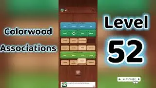 Colorwood Associations Level 52 Answers 🧩✨ | Go Answer