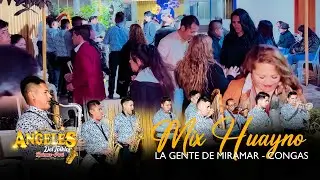 MIX HUAYNO - CON LA GENTE DE MIRAMAR CONGAS | ORQ ANGELES DEL FOLKOR