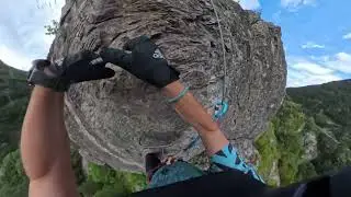 Vía ferrata ermita Santa Elena en primera persona