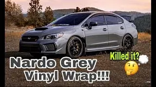 Nardo Grey Full Body Wrap!!! [2018 Subaru WRX STi]