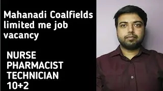Mahanadi coalfields limited me paramedical job vacancy | Nurse pharmacist lab technician job #shorts
