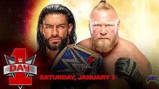 Roman Reigns vs. Brock Lesnar Full Match - WWE DAY 1 2022