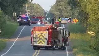 Man dies after car crash in Locke Township on Haslett Road