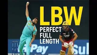 🔥 Avesh Khan&rsquo;s Perfect Inswinger | Mayank Agarwal LBW | RCB vs LSG IPL 2025