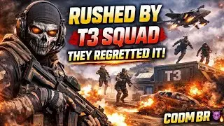 RUSHED BY T3 SQUAD - GAME TURNED UPSIDE DOWN 😈🔥 | CODM BR | StarkStrikeYT