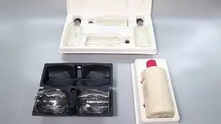 Custom Molded Paper Pup Wine Bottle Packages