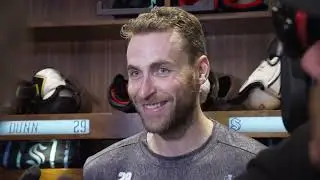 2023 #nhl Playoffs: Seattle Kraken Defenseman Carson Soucy -  POSTGAME Round 2 Game 3 - 05.07.23