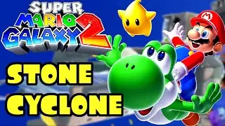 Super Mario Galaxy 2 100% Walkthrough 🌌 Stone Cyclone Galaxy & Comet Medal #1