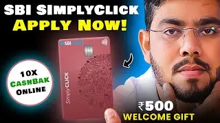 New SBI SImplyClick Credit Card💳 10X CashBack on Online Shopping!