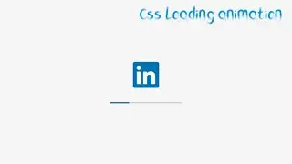 ✨Linkedin Loading Animation Using Html and Css I #Coding Fire