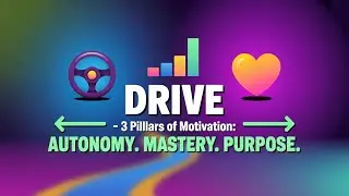 Drive &ndash; 3 Pillars of Motivation  Autonomy, Mastery & Purpose