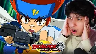 THIS WAS SO HYPE!! | First Time Watching Beyblade Metal Fusion Episode 1 Reaction
