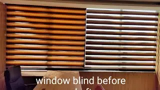 window blind before and after how to insulation window blind