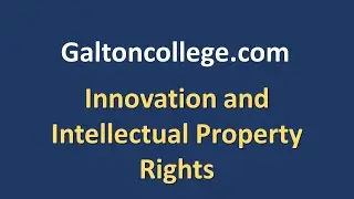 Innovation and Intellectual Property Rights