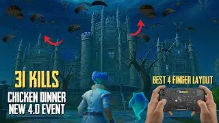 31 KILL 4 Finger Layout NEW Event 4.0 Pubg Mobile Gameplay | BGMI💥💥