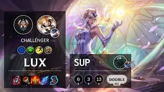 Lux Support vs Pyke - EUW Challenger Patch 10.15