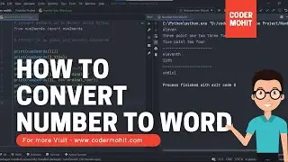 Convert Numbers in to Words using Python in 2022 | Num2Words Module
