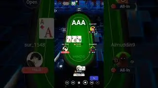 AAA All IN WINZO  2.38K POT WINNING #winzogames #card #poker #pokerplays #gaming