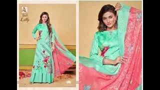 Lilly Alok Sharara Style Suits Cotton Digital Print  Manufacturer Wholesaler Ahmedabad Surat