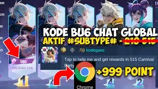 KODE BUG 1000 POINT 515 CARNIVAL PARTY 2022 MENGGUNAKAN GOOGLE CHROME CARA RANK 1 EVENT PROMODIAMOND