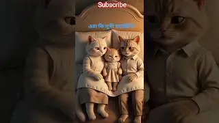 👉 &ldquo;CUTEST CAT FAMILY EVER 😍&rdquo; এরা কি সুখী ফ্যামিলি?  #shortsfeed #funny #ytshorts #yt #viral