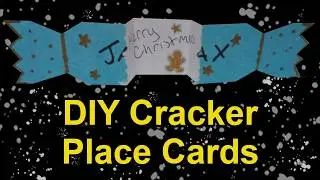 Christmas Crafts Cracker Place Cards That You Can Pull