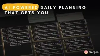 Morgen's AI Planner is now available