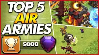 TOP 5 BEST AIR PUSHING ATTACK STRATEGIES FOR TH10!! | Clash of Clans