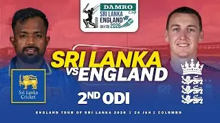 🔴සිංදුව | 2nd ODI | England tour of Sri Lanka 2026 #slvseng #engvssl #slvspak