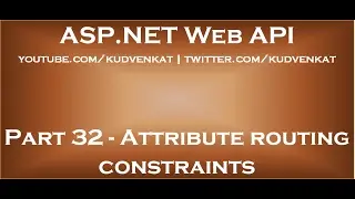 Web API attribute routing constraints
