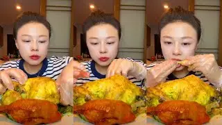 ASMR Mochi Chocolate Lava Mukbang | Satisfying Chinese Street Food Eating Show