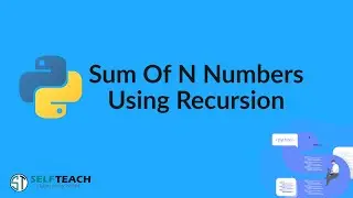 Sum of N Numbers using Recursion Program | Python class 12 | Chapter 5 #5.2     #Recursion