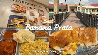 Trying the BEST Banana Prata at Springleaf Prata Place | Indian Food in Singapore