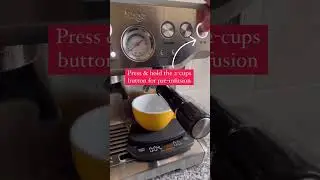 Breville Barista Express - Manual Espresso Mode #shorts