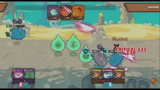 Disablesaur - Axie Kiss | Season 19 | Axie Infinity Arena Gameplay | Mech Dusk Plant
