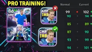 Kevin De Bruyne Best Training Guide 🔥🔥|| Kevin De Bruyne training guide efootball 26 || Efootball