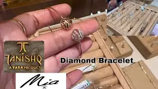Very Light Weight Diamond Bracelet Designs with Price/Mia by Tanishq/Diamond bracelet /deeya
