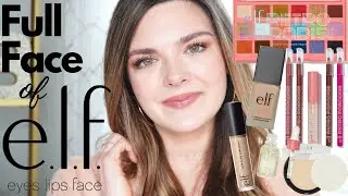 Full Face Of ELF Makeup $14 Or Less! NEW RETRO PARADISE Collection ✨