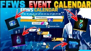 FFWS FIGHT AS ONE EVENT CALENDAR FREE FIRE| NEW EVENT| FREE FIRE MAX.