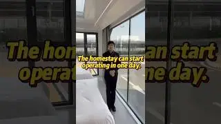The homestay can start operating in one day #ModularHousing#WoodenHomes#TinyHouse #saopaulo #travel