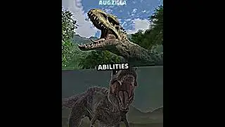 ADULT INDOMINUS REX VS REBIRTH REX #jurassicworld #wisedit