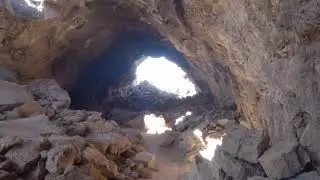 Exploring Lava tubes inside!  The Tabernacle Hill Lava Tubes.