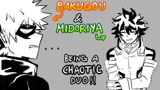 Bakugou & Midoriya being a chaotic duo together | MHA | TikTok compilation