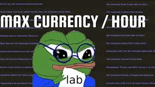 How to MAXIMISE Currency / Hour farming LAB!